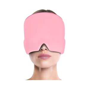Pink hot & cold therapy mask