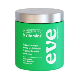 Eve Wellness B vitamins container of 30 capsules - front of container