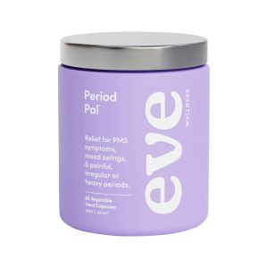 EVE WELLNESS: Period Pal - front of container of 60 capsules